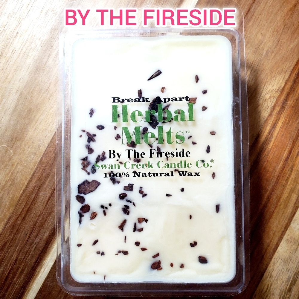 BY THE FIRESIDE by SWAN CREEK CANDLE CO. Herbal Melts 100% Natural Wax 5.25 oz